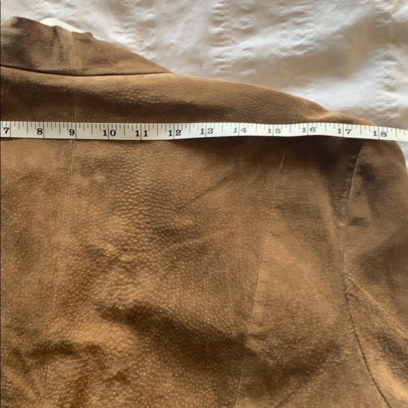 Neiman Marcus exclusive suede drape jacket - Picture 12 of 14